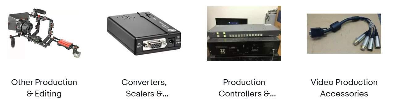 Video Production Equipment Disposal