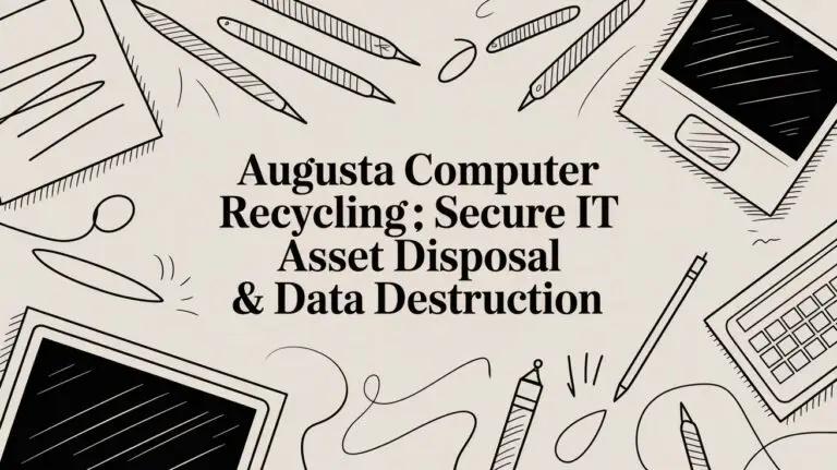 Augusta computer recycling: A Guide to Secure & Compliant IT Asset Disposal