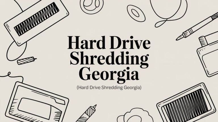 Your Guide to Secure Hard Drive Shredding in Georgia