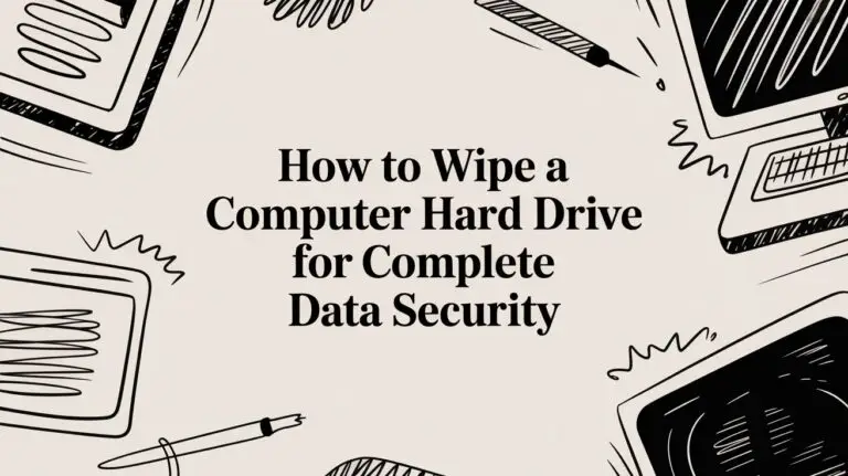 How to Wipe a Computer Hard drive: A Business Guide
