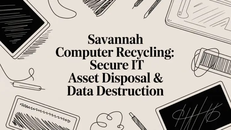 Savannah Computer Recycling for Businesses: Secure IT Asset Disposal & Data Destruction