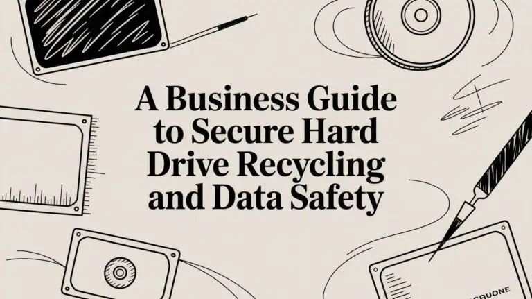A Business Guide to Secure Hard Drive Recycling and Data Safety