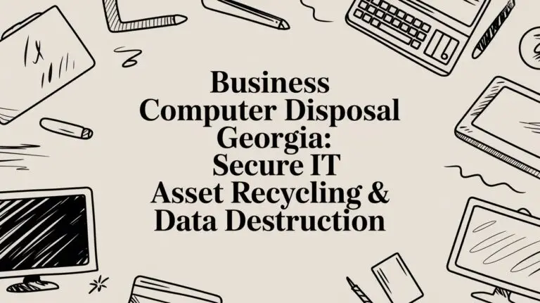 Business Computer Disposal Georgia: Secure IT Asset Recycling & Data Destruction