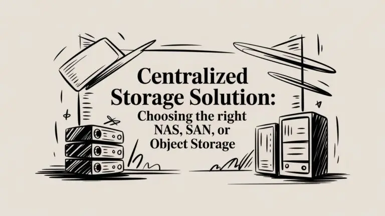 Your Guide to a Centralized Storage Solution: NAS, SAN, & Object Storage