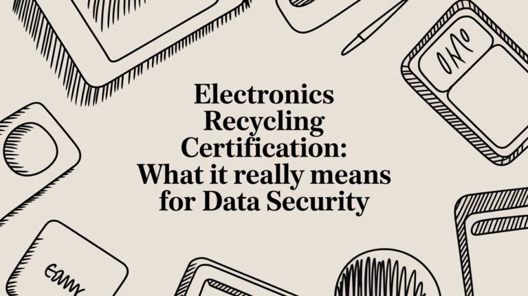 Electronics Recycling Certification: What It Really Means for Your Business’s Data Security & Compliance