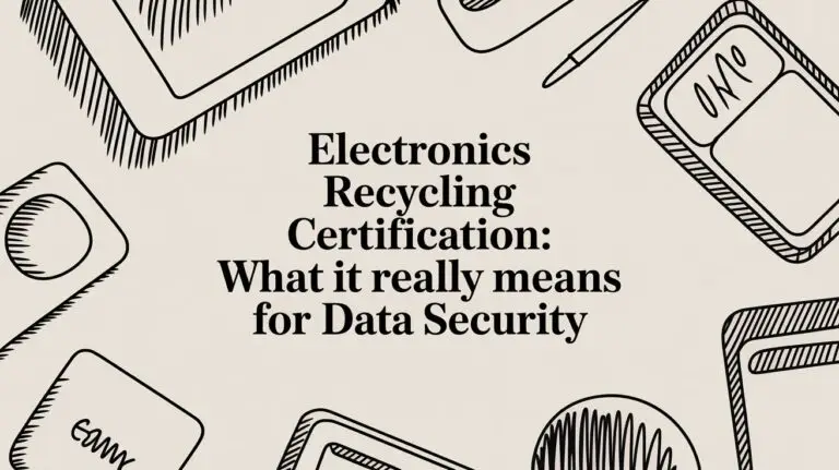 Electronics Recycling Certification: What It Really Means for Your Business’s Data Security & Compliance