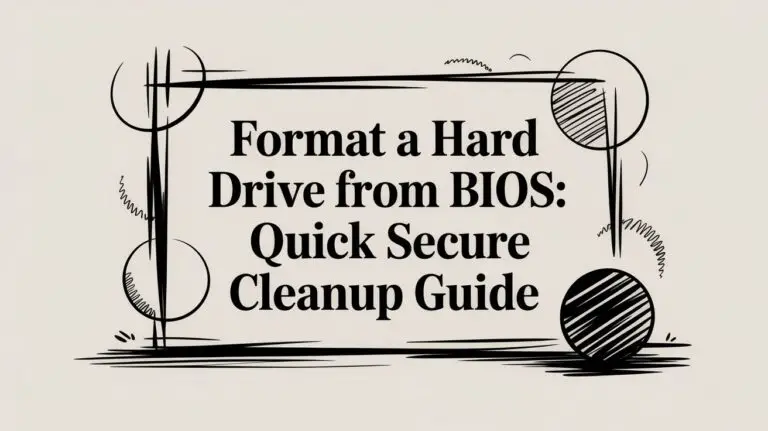 How to Format a Hard Drive From BIOS: A Business Guide