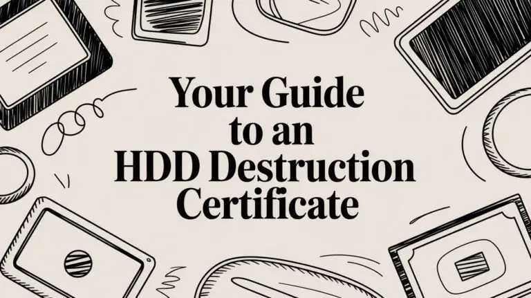 Your Guide to an HDD Destruction Certificate