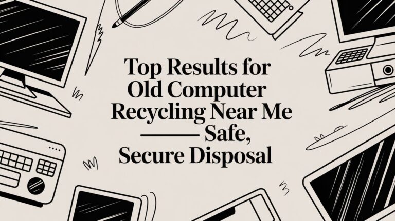 Certified Old Computer Recycling Services for US Businesses