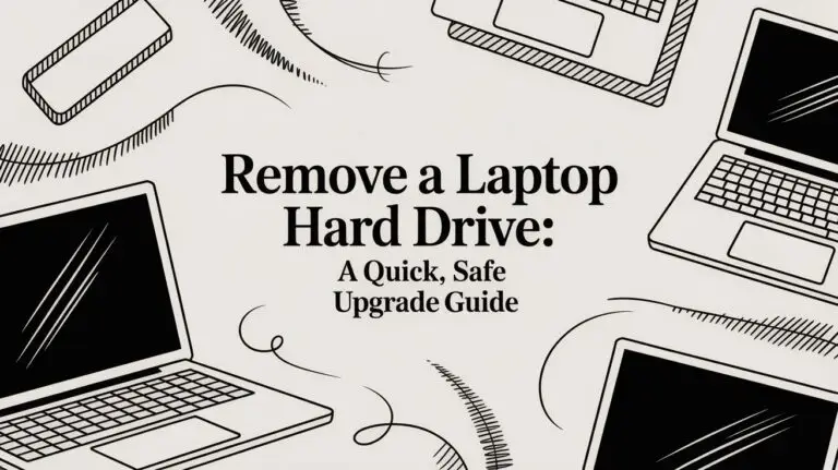 Remove a laptop hard drive: A quick, safe guide for IT Professionals