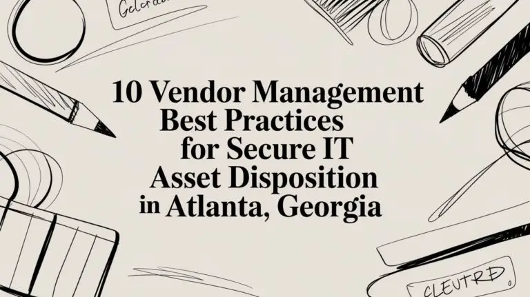 10 Vendor Management Best Practices for Secure IT Asset Disposition in Atlanta, Georgia