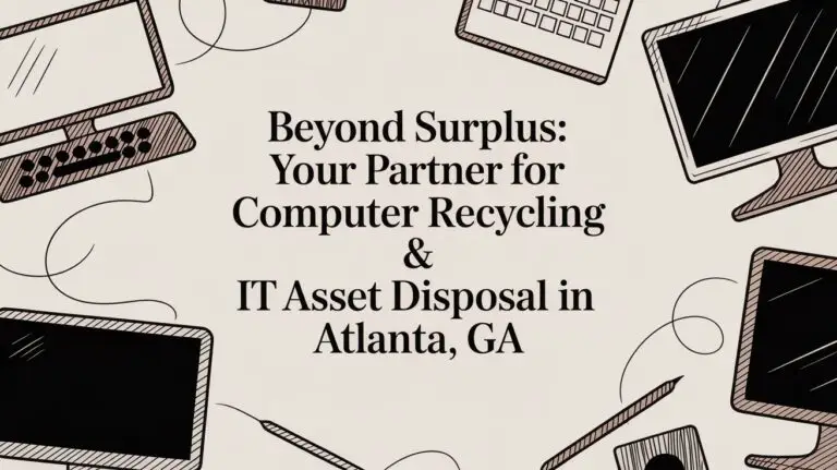 Beyond Surplus: Your Partner for Computer Recycling & IT Asset Disposal in Atlanta, GA
