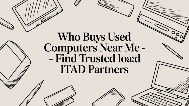 Who buys used computers near me – find trusted local ITAD partners