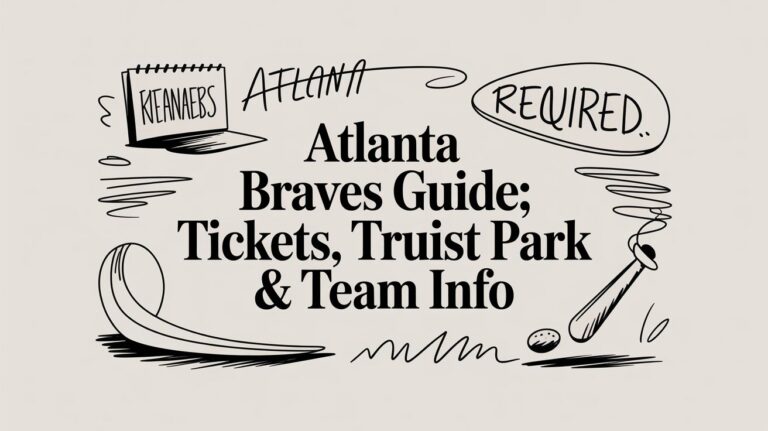 Atlanta Braves Guide: Tickets, Truist Park & Team Info