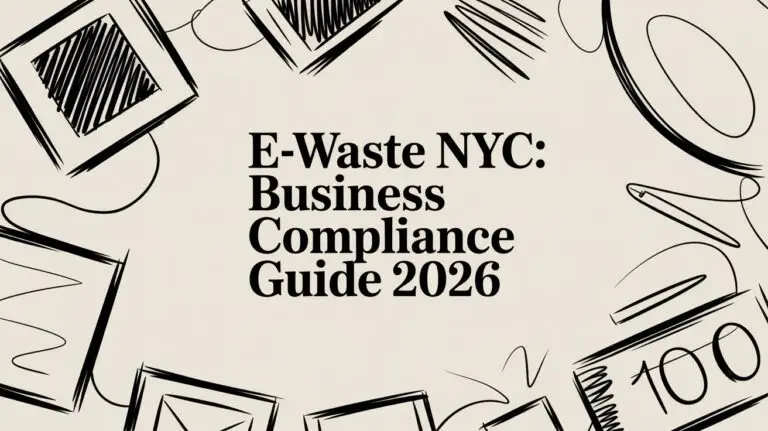 E-waste NYC: Business Compliance Guide 2026