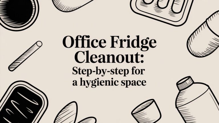 Office Fridge Cleanout: Step-by-Step for a Hygienic Space