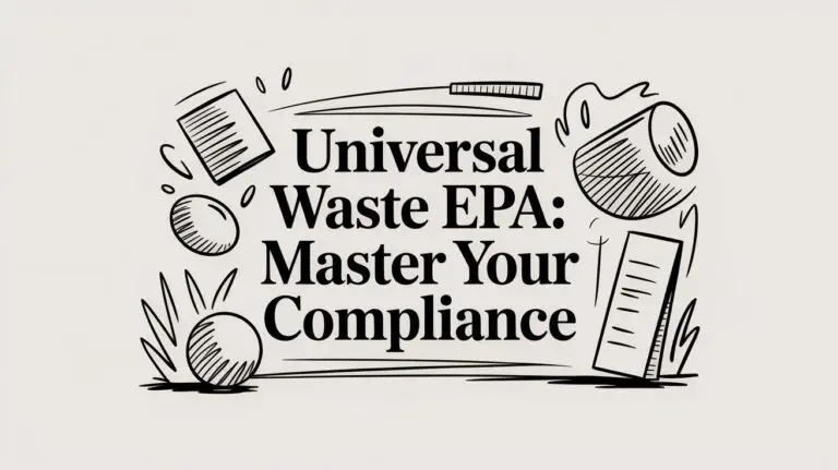 Universal Waste EPA: A Guide to Business Compliance in 2026