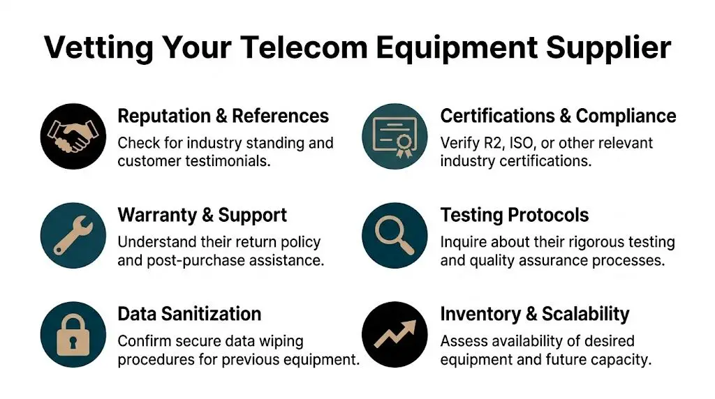 Buy Used Telecom Equipment: 2026 Smart Guide