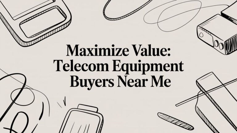 Maximize Value: Telecom Equipment Buyers Near Me
