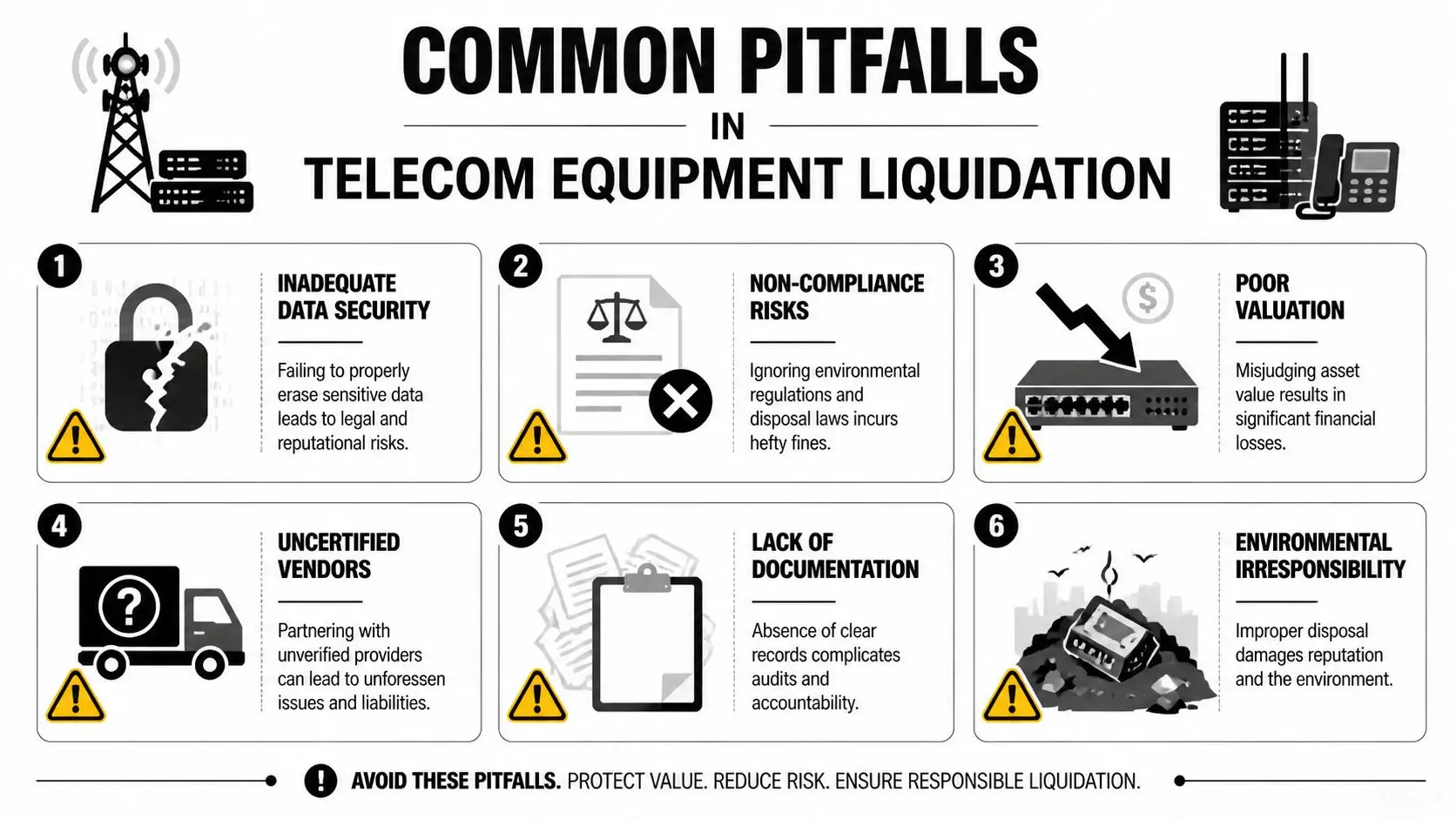 Telecom Equipment Liquidation: Maximize Value Now